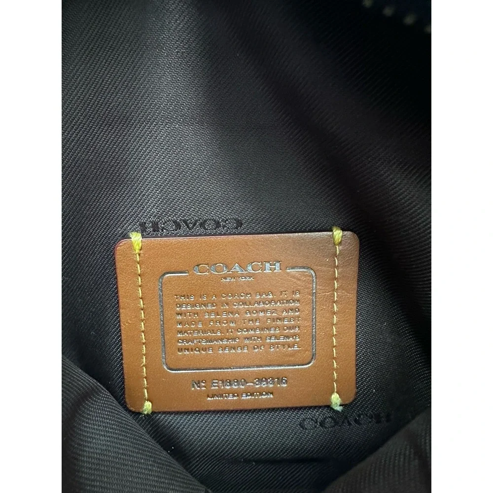 Coach x Selena Gomez Bunny Belt Bag in Black‎ Color